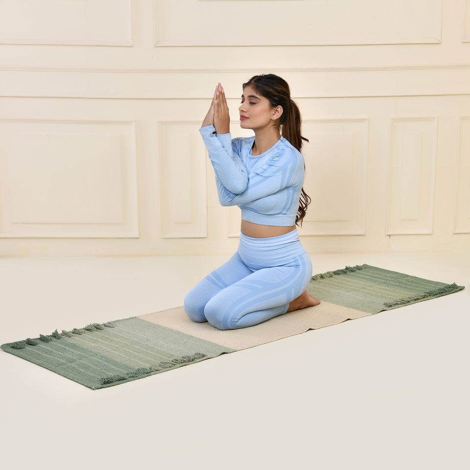 Handwoven Organic Cotton Yoga Mat™