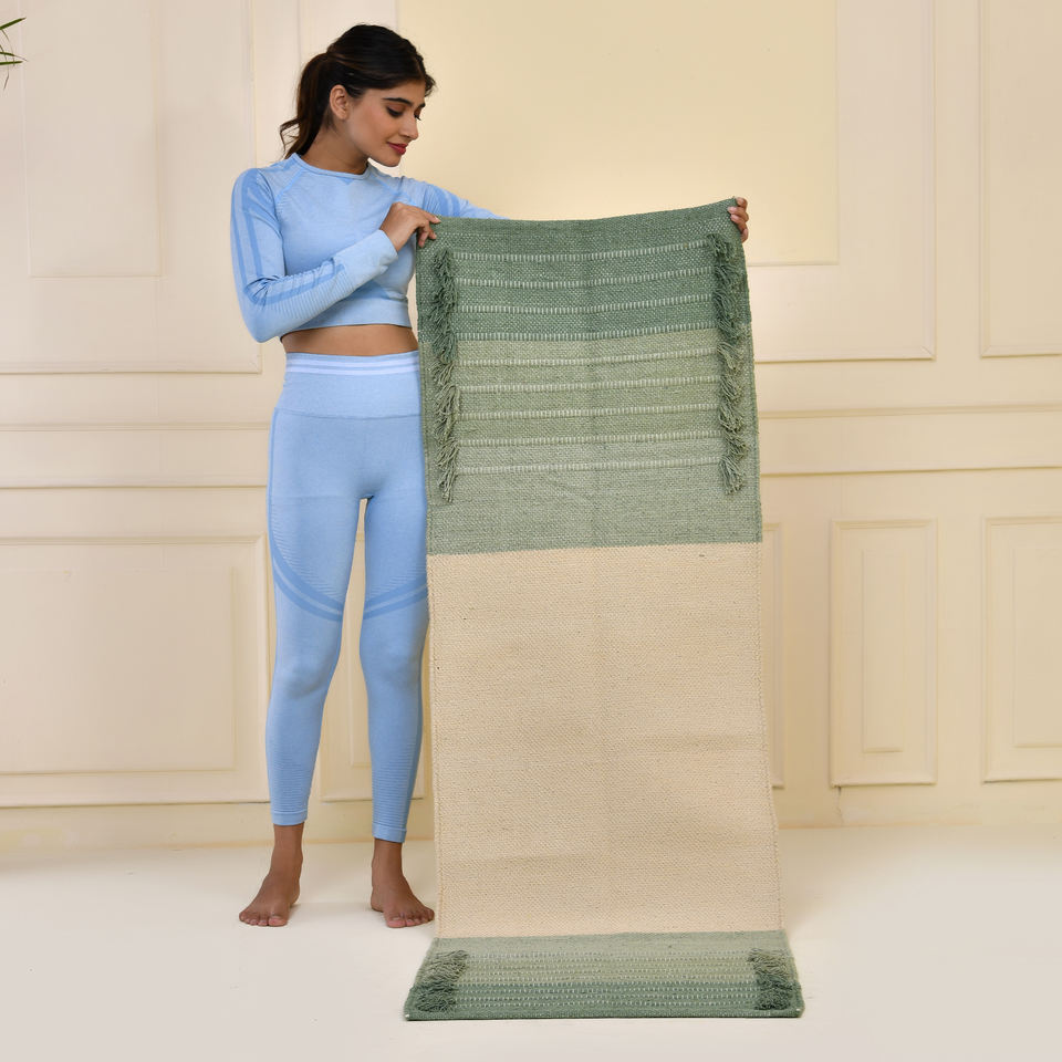 Handwoven Organic Cotton Yoga Mat™